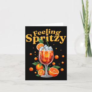 Carte Boisson d'été Cocktail Spritz Feeling Spritzy Fête