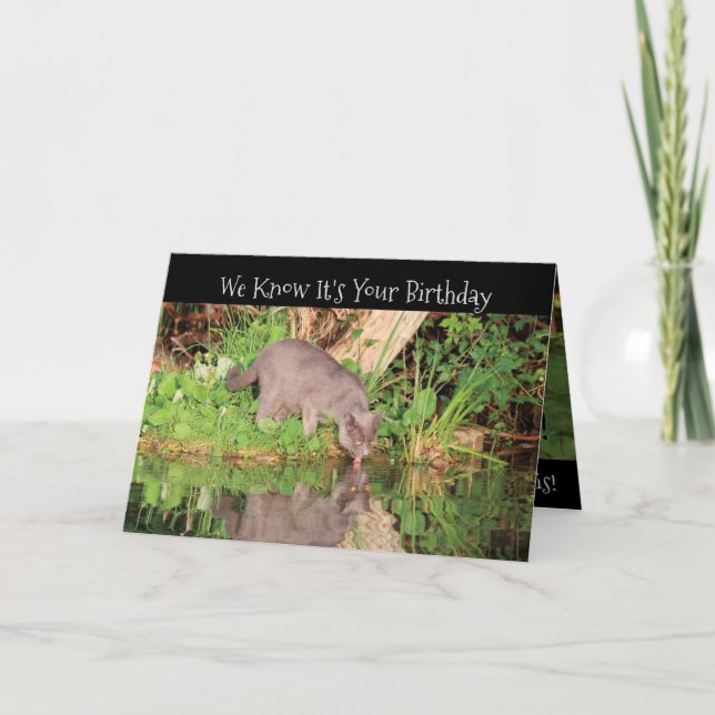 Carte Boissons d'anniversaire (Devant)