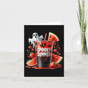 Carte Boissons estivales effrayantes Vibes Summerween Dr
