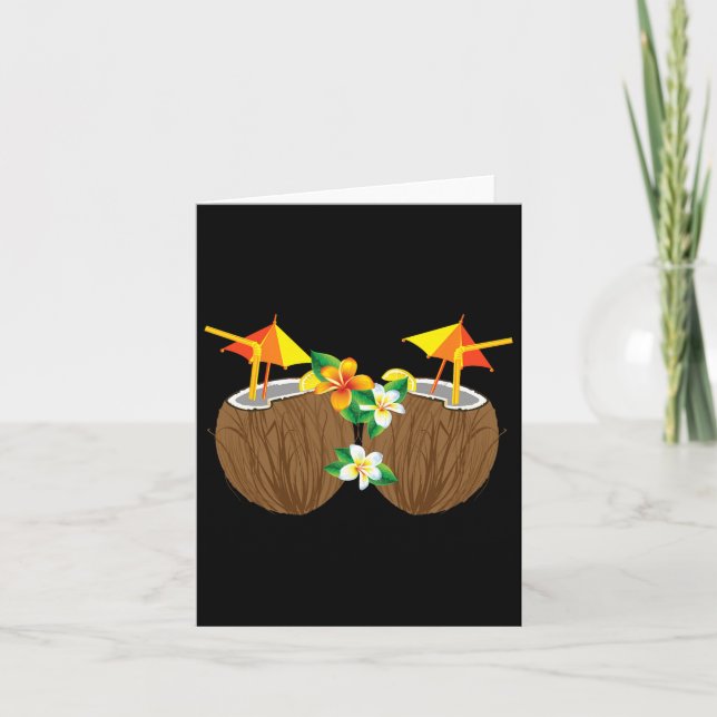 Carte Boissons fraîches à la noix de coco Sein Arbre à p (Devant)