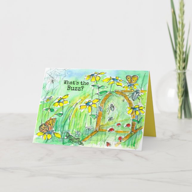 Carte Boite à bogues pour enfants Insectes araignées Joy (Devant)