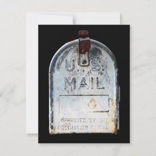 Carte Boîte aux lettres rustique
