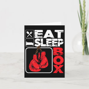 Carte Boîte de sommeil - Boxe de salle de gym Lover Boxe