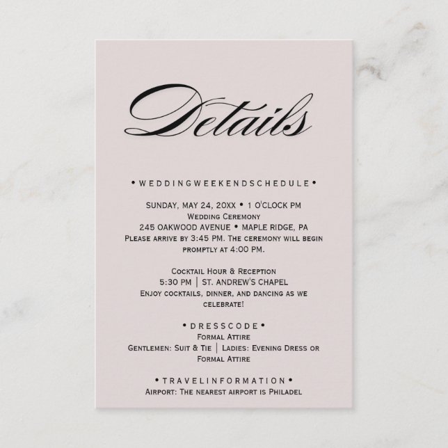 Carte Boîtier Blanc Floral Mauve (Devant)