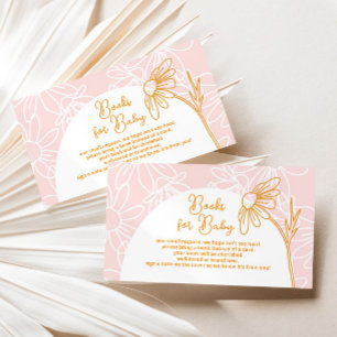 Carte Boîtier de demande de livre rose