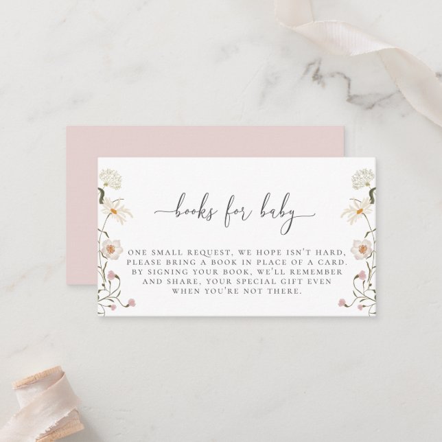 Carte Boîtier de demande de réservation de fleur s (Devant/Arrière en situation)