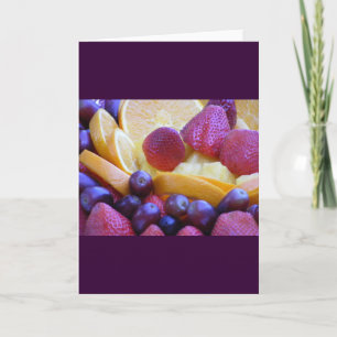 Carte Bol de fruits
