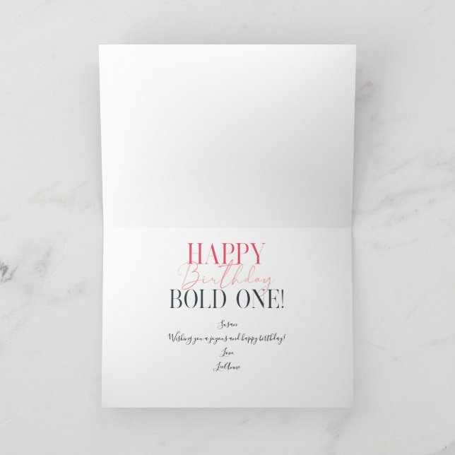 Carte Bolder Pas Plus Ancien Drôle Soixante Anniversaire (Intérieur)