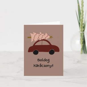 Carte Boldog Karácsonyt Noël hongrois
