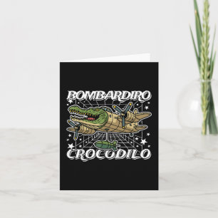 Carte Bombardiro-crocodilo Italien brainrot Pas de mauva