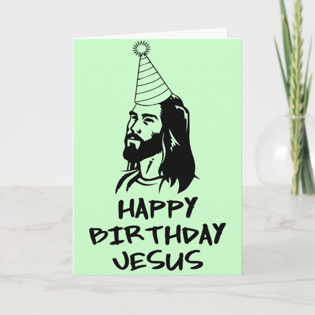 Carte Bon Anniversaire Jésus (Devant)