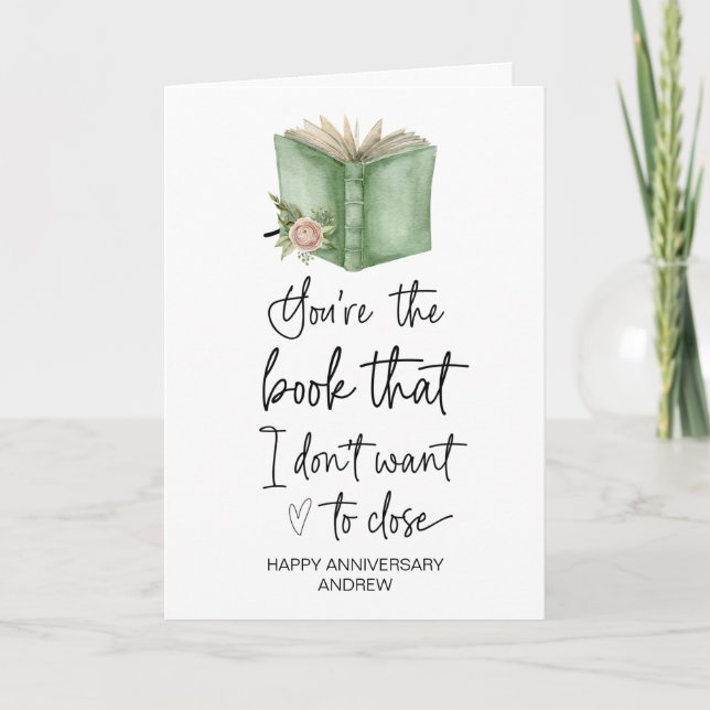 Carte Bon Anniversaire Livre Amateurs Cadeau Je t'aime (Devant)