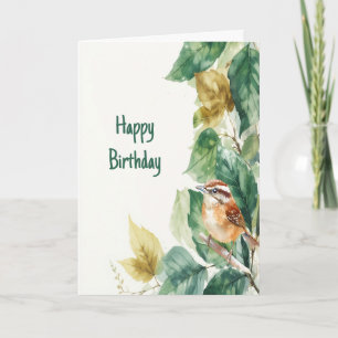 Carte Bon Anniversaire Oiseau Oiseau Oiseau Oiseau Amate