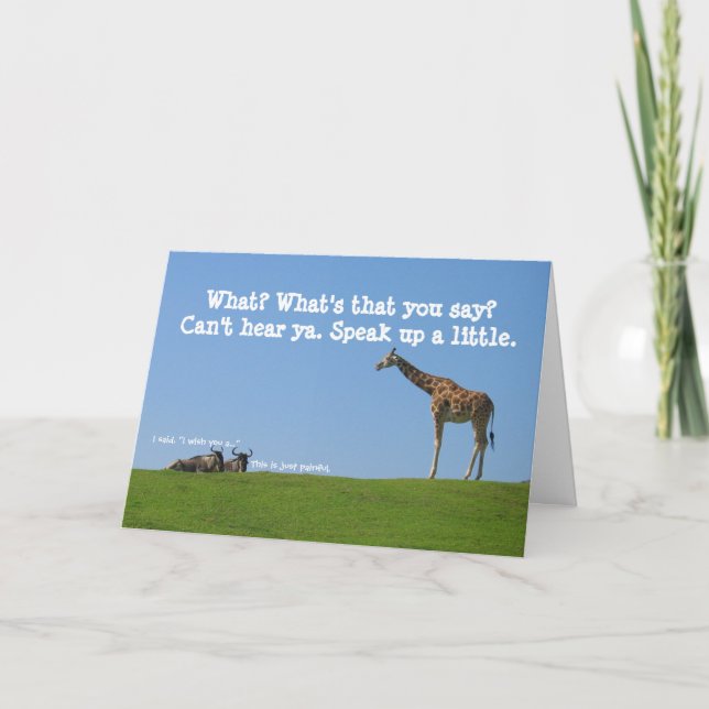 Carte Bon gnus ! Fête des pères (Devant)