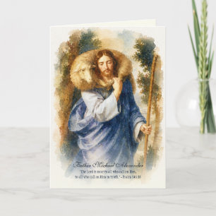 Carte Bon Pasteur Encouragement des Prêtres