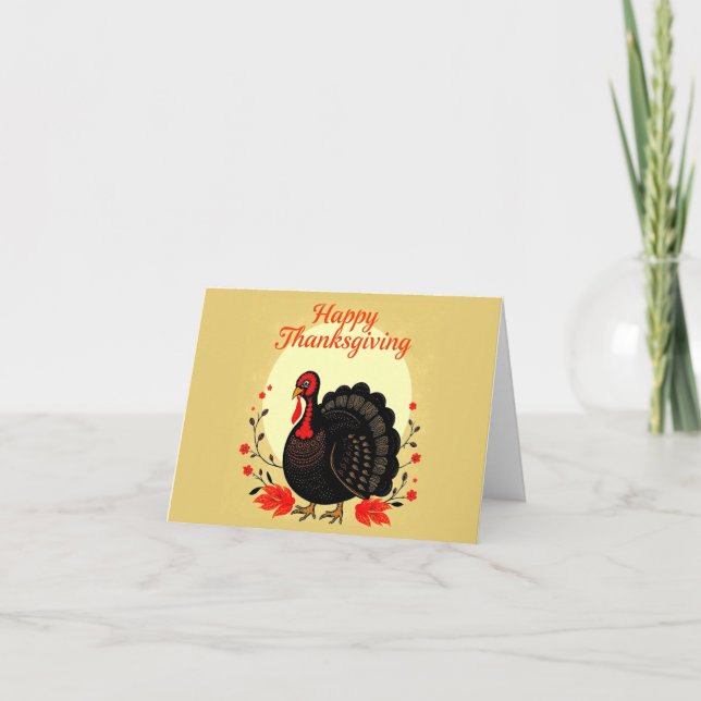 Carte bon thanksgiving (Devant)