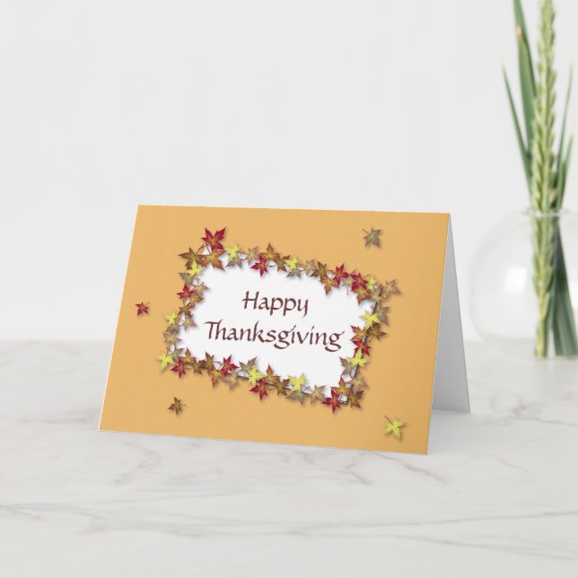 Carte bon thanksgiving (Devant)