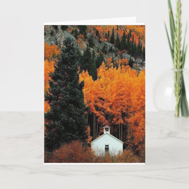 CARTE BON THANKSGIVING À UNE "PERSONNE TRÈS SPÉCIALE" (Devant)