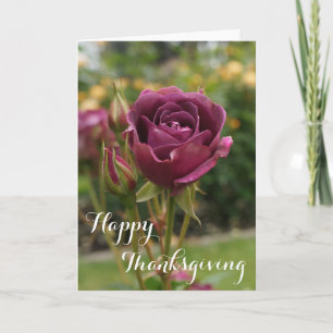 Carte bon thanksgiving Iceberg Rose #1