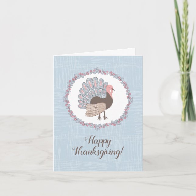 Carte Bon thanksgiving lunaire (Devant)