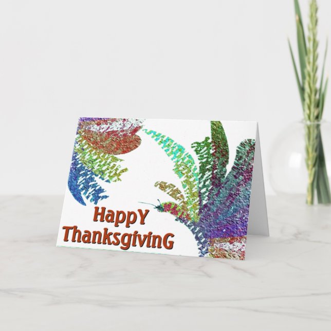 CARTE bon thanksgiving POUR N'IMPORTE QUI (Devant)