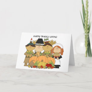 Carte bon thanksgiving vacances