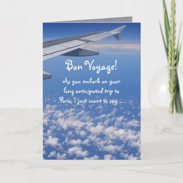 Carte Bon Voyage ! (Devant)