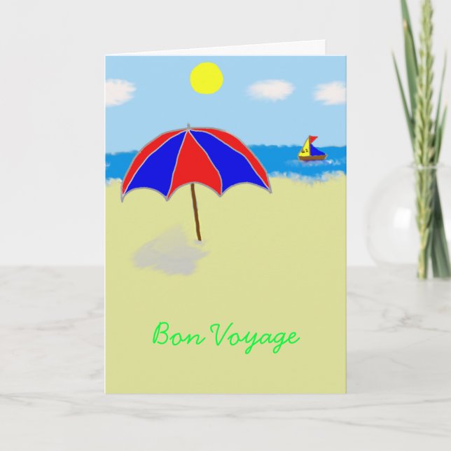 Carte Bon voyage (Devant)