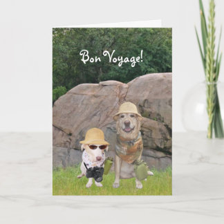 Carte Bon Voyage Safari