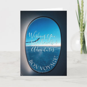 Carte Bon voyage ! Siège fenêtre Bon voyage Aventure