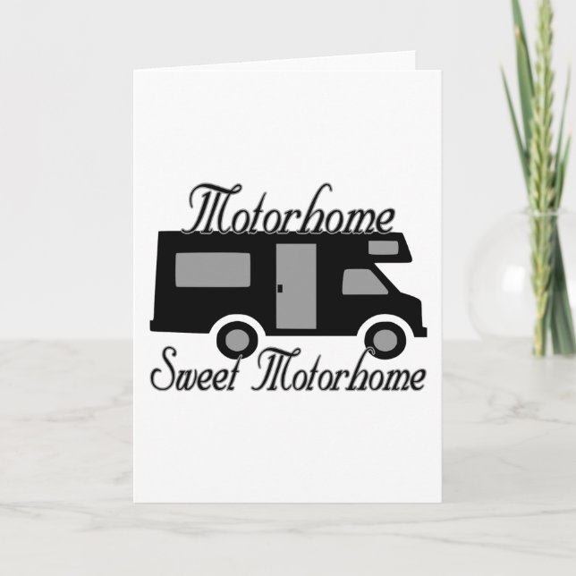 Carte Bonbon Motorhome à Motorhome (Devant)