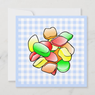 Carte Bonbons colorés pour la fête des Mères