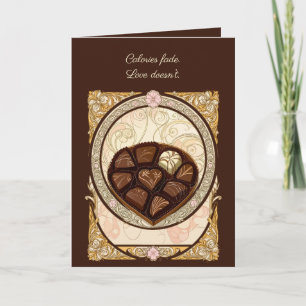 Carte Bonbons Illustration Art Nouveau Style