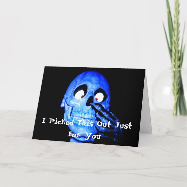 Carte Bone To Pick Poster, J'Ai Pris Ça Juste Pour... (Devant)