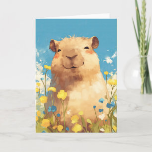 Carte Bonheur de Capybara