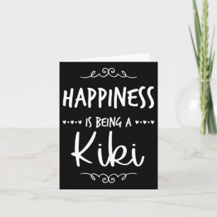Carte Bonheur d'être une grand-mère spéciale Kiki