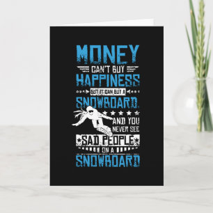 Carte Bonheur du snowboard