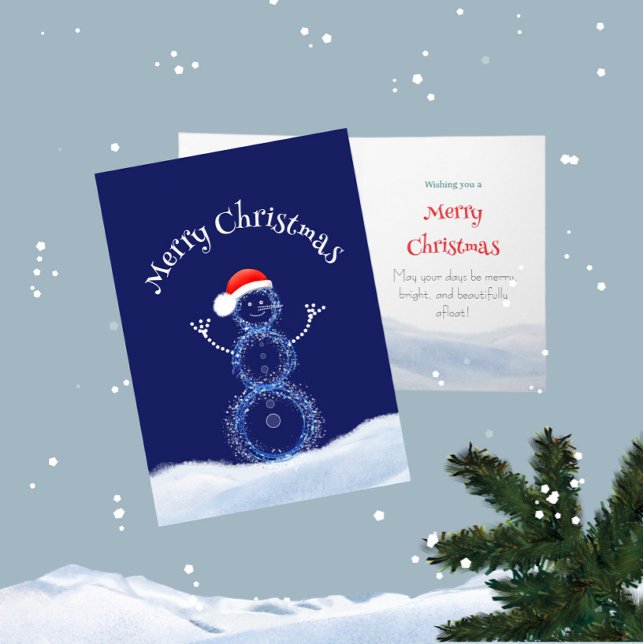 Carte bonhomme de neige de Noël (Créateur téléchargé)
