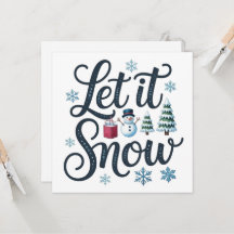 Bonhomme de neige Noël Laissez tomber la neige