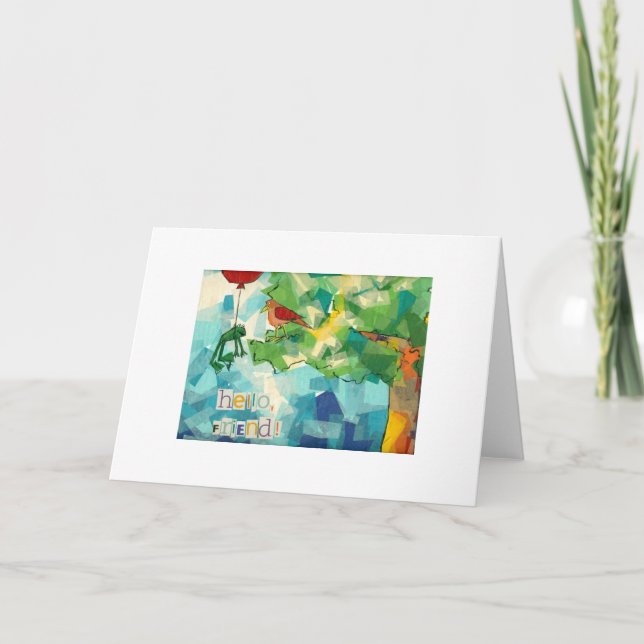 Carte Bonjour, Ami ! (Devant)