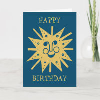 BONJOUR D'ANNIVERSAIRE Bleu
