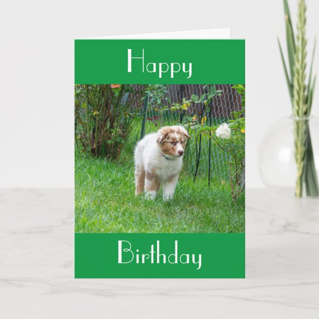 CARTE BONJOUR D'ANNIVERSAIRE COMME PROFITABLE COMME MARC (Devant)