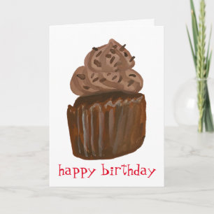 Carte BONJOUR D'ANNIVERSAIRE CUPCAKE Sweet Treat