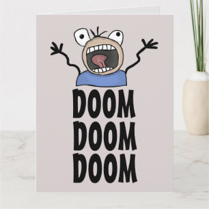 CARTE BONJOUR D'ANNIVERSAIRE DE CARDTOON DOOM ! DOOM ! B