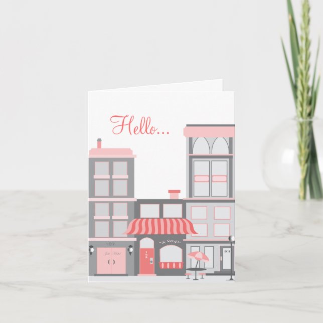 Carte Bonjour de la ville ! (Devant)