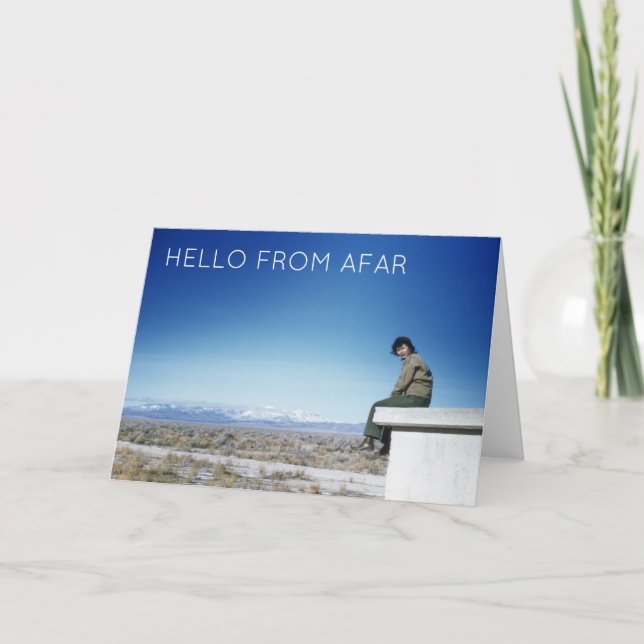 Carte Bonjour De L'Amitié Afar (Devant)