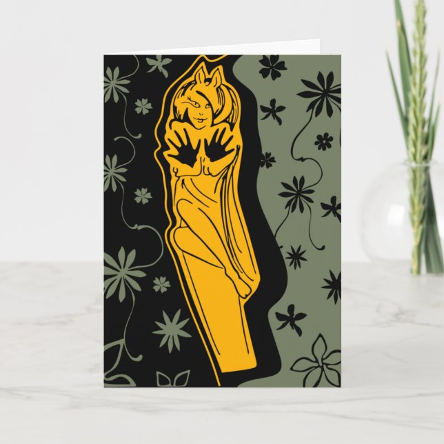 Carte Bonjour du Catwoman (Devant)