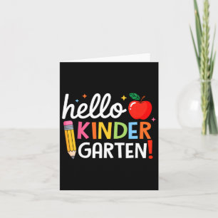 Carte Bonjour Enfants Enseignants De La Maternelle Reven