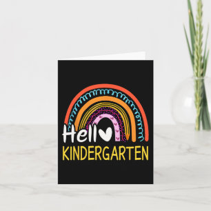 Carte Bonjour Enseignant de l'équipe de maternelle Retou