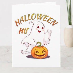 Carte Bonjour ! Halloween